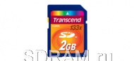 Карта памяти 2GB Secure Digital Card 133X, Transcend