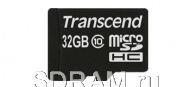 Карта памяти 4GB microSD/TransFlash, Class 10 + SD Adapter, Transcend