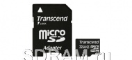 Карта памяти 8GB microSD/TransFlash, Class 4, Transcend