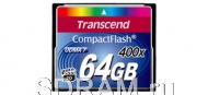 Карта памяти 16GB CompactFlash Card 400X, Transcend