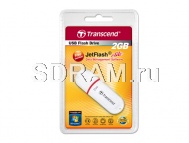 Флеш накопитель 2GB USB 2.0 JetFlash 330, Transcend, White
