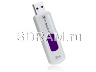 Флеш накопитель 32GB USB 2.0 JetFlash 530, белый, Transcend