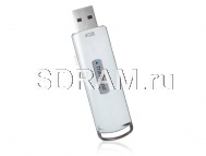 Флеш накопитель 4GB USB 2.0 JetFlash Drive V10, белый, Transcend