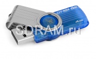 Флеш накопитель 4GB USB 2.0 Data Traveler 101 Gen. 2, синий, Kingston