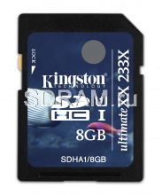 Карта памяти 8 GB Secure Digital UltimateXX UHS-I, Kingston