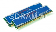 Оперативная память 8GB DDR3 1600MHz PC12800 DIMM Non-ECC CL9 HyperX Blu, Kit of 2, Kingston