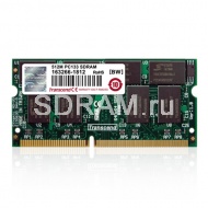 512MB SDRAM PC133 SO-DIMM CL3 Transcend 50mm width