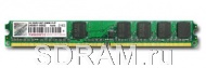 Оперативная память 2 GB DDR2 PC5300 (667 MHz) Long-DIMM CL5, Transcend