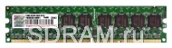 1GB DDR2 PC5300 DIMM ECC CL5 Transcend dual rank x8