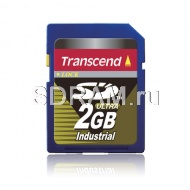 Карта памяти 2GB Industrial Secure Digital Card 80X, Transcend